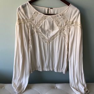 New never worn Free people peasant top